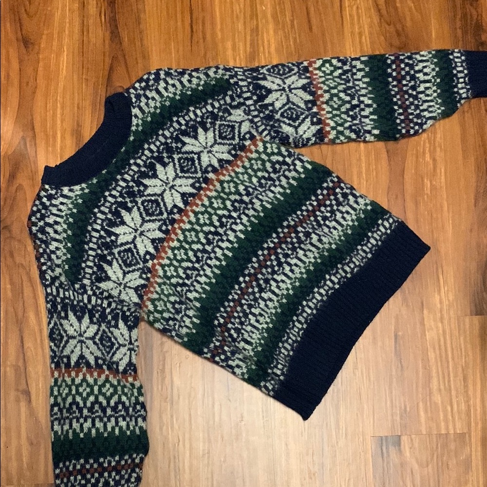 Vintage Nordic Knit Sweater